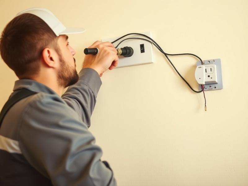 Electrical work in progress